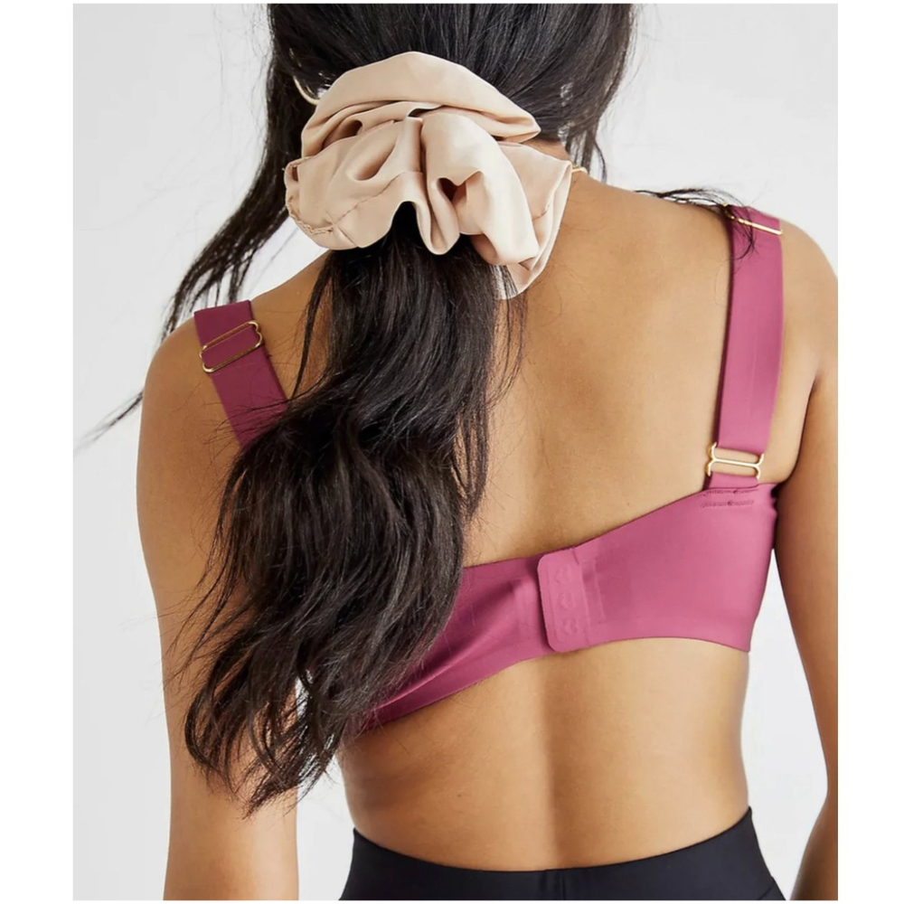 FREE PEOPLE Naomi Longline Dried Rose Bra - Picture 3 of 8